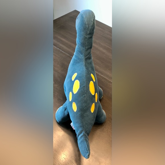 GUND Aaah Dinosaurs Bret Brontosaurus Plush Stuffed Animal Blue Corduroy 15" - Picture 4 of 7